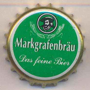 Beer cap Nr.3418: Markgrafenbräu Pils produced by Getränkevertrieb Winkel/Karlsruhe