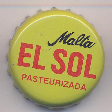 Beer cap Nr.3555: Malta El Sol produced by Cerveceria Cuauhtemoc - Moctezuma/Monterrey