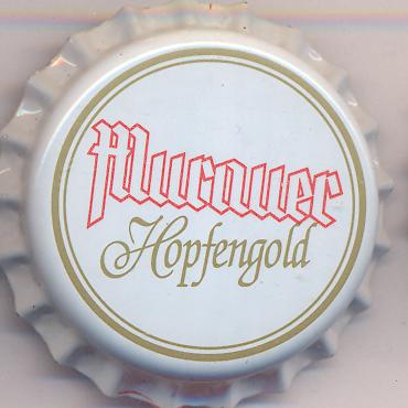 Beer cap Nr.3601: Murauer Hopfengold produced by Erste Obermurtaler Brauereigen./Murau