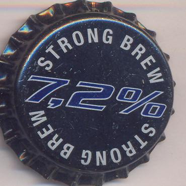 Beer cap Nr.3672: Strong Brew 7,2% produced by Falcon Bryggerier AB/Falkenberg