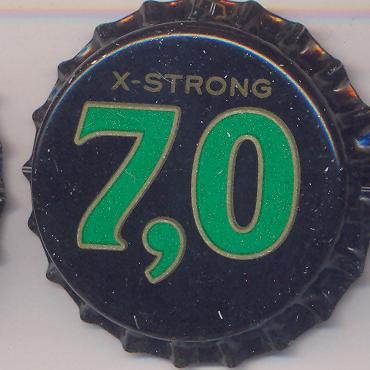 Beer cap Nr.3678: X-Strong 7,0 produced by Kopparbergs Bryggeri AB/Kopparberg