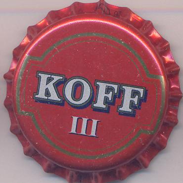 Beer cap Nr.3688: Koff III produced by Oy Sinebrychoff Ab/Helsinki