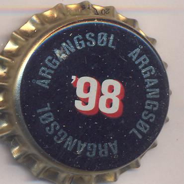 Beer cap Nr.3793: Argangsol 1998 produced by Wiibroes Bryggeri A/S/Helsingoer