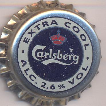 Beer cap Nr.3811: Carlsber Extra Cool produced by Carlsberg/Koppenhagen