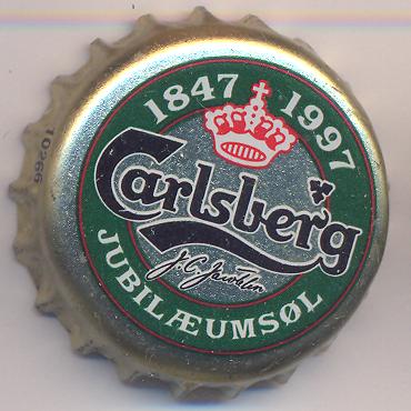 Beer cap Nr.3832: Jubiläumsöl Pilsner produced by Carlsberg/Koppenhagen