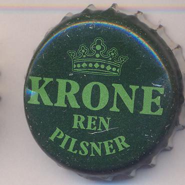 Beer cap Nr.3841: Krone Ren Pilsner produced by Wiibroes Bryggeri A/S/Helsingoer