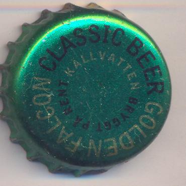 Beer cap Nr.4076: Golden Falcon Classic Beer produced by Falcon Bryggerier AB/Falkenberg