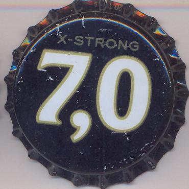 Beer cap Nr.4130: X-Strong 7,0 produced by Kopparbergs Bryggeri AB/Kopparberg