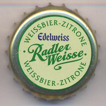 Beer cap Nr.4176: Edelweiss Radler Weisse produced by Hofbräu Kaltenhausen/Kaltenhausen