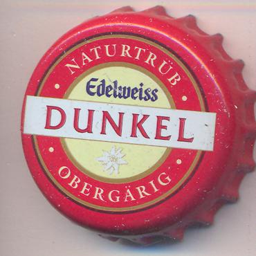 Beer cap Nr.4194: Edelweiss Dunkel produced by Hofbräu Kaltenhausen/Kaltenhausen