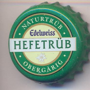 Beer cap Nr.4195: Edelweiss Hefetrüb produced by Hofbräu Kaltenhausen/Kaltenhausen