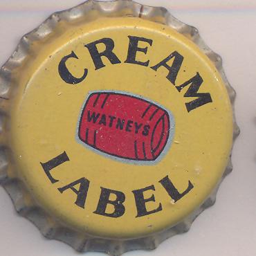 Beer cap Nr.4334: Watneys Cream Label produced by Watney Truman Ltd./London