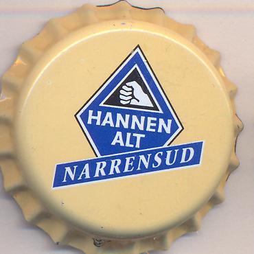 Beer cap Nr.4551: Hannen Alt Narrensud produced by Hannen Brauerei GmbH/Mönchengladbach