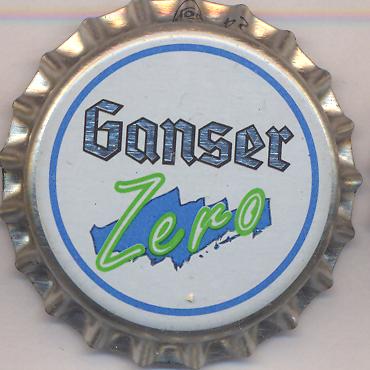 Beer cap Nr.4643: Ganser Zero produced by Privatbrauerei Ganser/Leverkusen