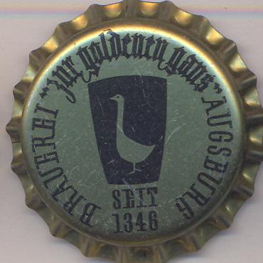 Beer cap Nr.4692: 1346 Urhell produced by Brauerei Zur Goldenen Gans/Augsburg