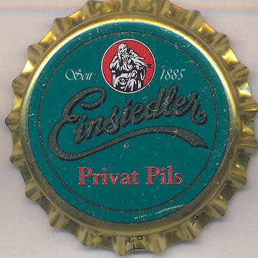 Beer cap Nr.4836: Einsiedler Privat Pils produced by Einsiedler Brauhuas GmbH Privatbrauerei/Einsiedel