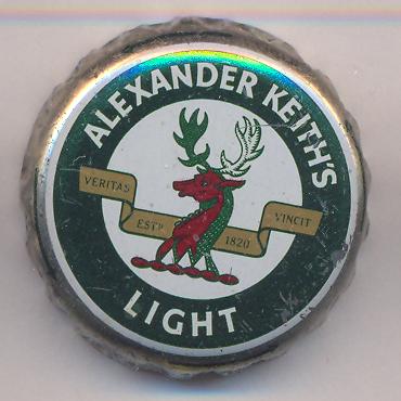 Beer cap Nr.4922: Light produced by Alexander Keith's/Halifax