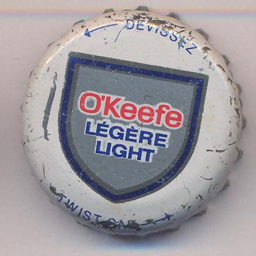 Beer cap Nr.4970: O'Keefe Light produced by Molson Brewing/Ontario