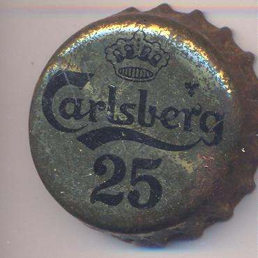 Beer cap Nr.5051: Carlsberg 25 produced by Carlsberg/Koppenhagen