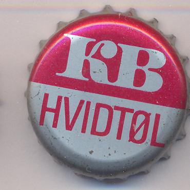 Beer cap Nr.5055: KB Hvidtol produced by Tuborg Breweries Ltd/Hellerup