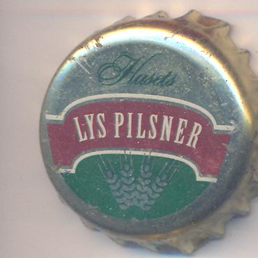 Beer cap Nr.5057: Husets Lys Pilsner produced by Aass Brewery A/S P. Ltz./Drammen