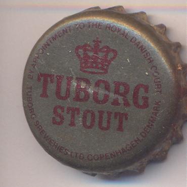 Beer cap Nr.5058: Tuborg Stout produced by Tuborg Breweries Ltd/Hellerup