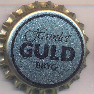 Beer cap Nr.5083: Hamlet Guld Bryg produced by Wiibroes Bryggeri A/S/Helsingoer