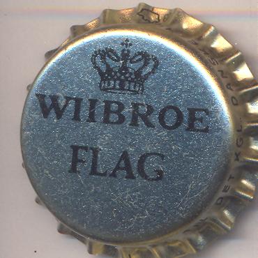 Beer cap Nr.5101: Wiibroe Flag produced by Wiibroes Bryggeri A/S/Helsingoer