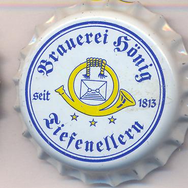 Beer cap Nr.5131: Lagerbier ungespundet produced by Brauerei Hönig/Tiefenellern