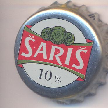 Beer cap Nr.5261: Saris 10% produced by Pivovary Saris a.s./Velky Saris