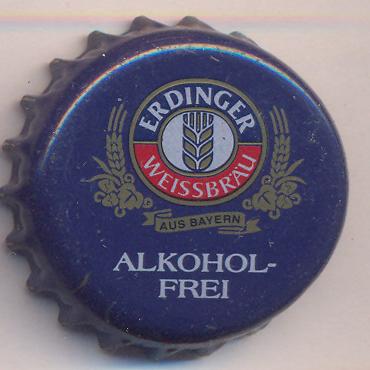 Beer cap Nr.5291: Weißbier Alkoholfrei produced by Erdinger Weissbräu/Erding