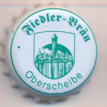 Beer cap Nr.5362: Fiedler Bockbier dunkles Starkbier produced by Fiedler Bräu/Oberscheibe