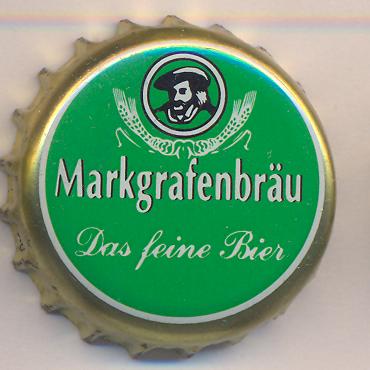 Beer cap Nr.5424: Markgrafenbräu Pils produced by Getränkevertrieb Winkel/Karlsruhe