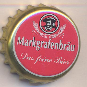 Beer cap Nr.5425: Markgrafenbräu Export produced by Getränkevertrieb Winkel/Karlsruhe