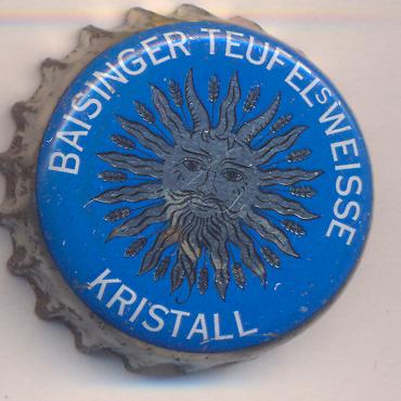 Beer cap Nr.5501: Teufelweisse Kristall produced by Baisinger BierManufaktur, Familie Teufel GmbH/Rottenburg am Neckar