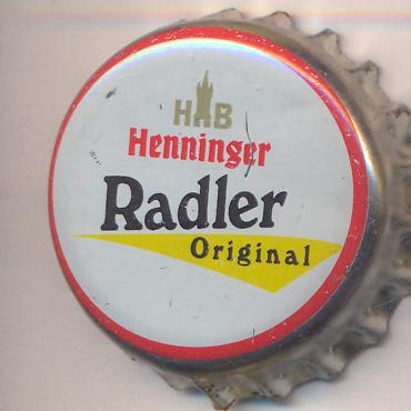 Beer cap Nr.5511: Original Radler produced by Henninger/Frankfurt