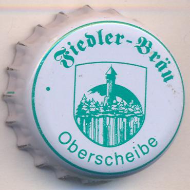 Beer cap Nr.5607: Fiedler Bockbier dunkles Starkbier produced by Fiedler Bräu/Oberscheibe