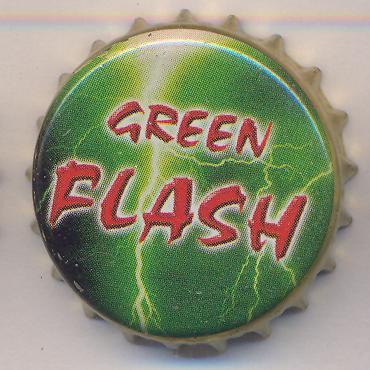 Beer cap Nr.5888: Green Flash produced by Schlossbrauerei Grünbach/Grünbach