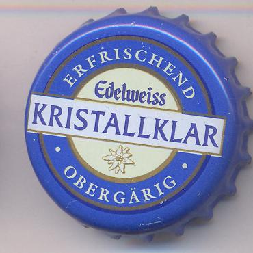 Beer cap Nr.5994: Edelweiss Kristallklar produced by Hofbräu Kaltenhausen/Kaltenhausen