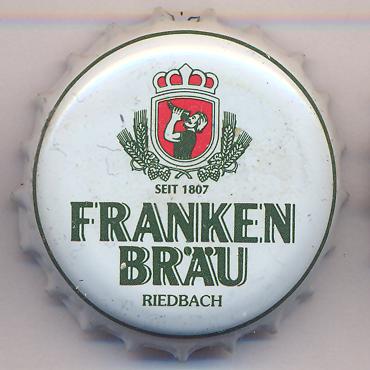 Beer cap Nr.6212: Schwarzbier produced by Franken Bräu/Riedbach