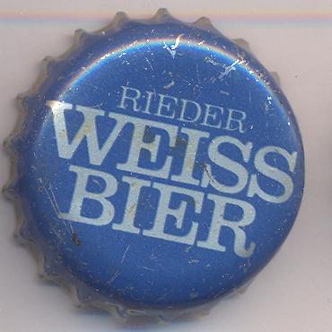 Beer cap Nr.6233: Rieder Weiss Bier produced by Brauerei Ried reg. Ges.m.b.H./Ried