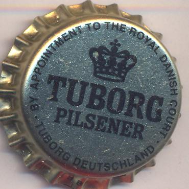 Beer cap Nr.6298: Tuborg Pilsener produced by Tuborg Breweries Ltd/Hellerup