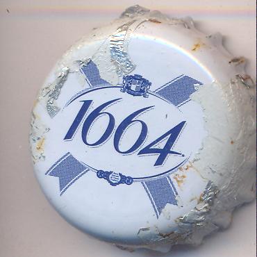 Beer cap Nr.6311: 1664 de Kronenbourg produced by Kronenbourg/Strasbourg