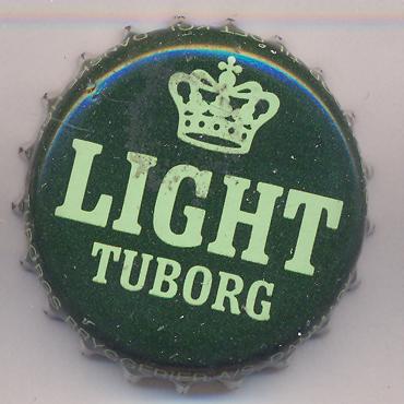 Beer cap Nr.6378: Tuborg Light produced by Tuborg Breweries Ltd/Hellerup