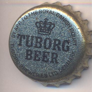 Beer cap Nr.6385: Tuborg Beer produced by Tuborg Breweries Ltd/Hellerup