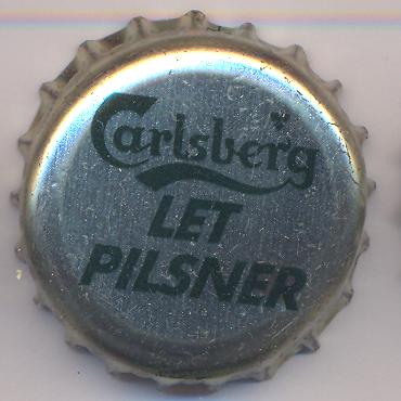 Beer cap Nr.6391: Carlsberg Let Pilsner produced by Carlsberg/Koppenhagen