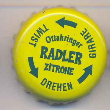 Beer cap Nr.6437: Radler Zitrone produced by Ottakringer Brauerei Harmer-AG/Wien