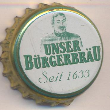 Beer cap Nr.6932: Bürgerbräu produced by Bürgerbräu Bad Reichenhall/Bad Reichenhall