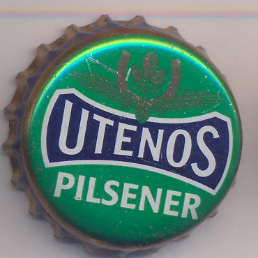 Beer cap Nr.7088: Utenos Pilsener produced by Utenos Alus/Utena