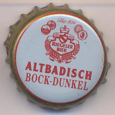 Beer cap Nr.7143: Altbadisch Bock dunkel produced by Riegeler/Riegel